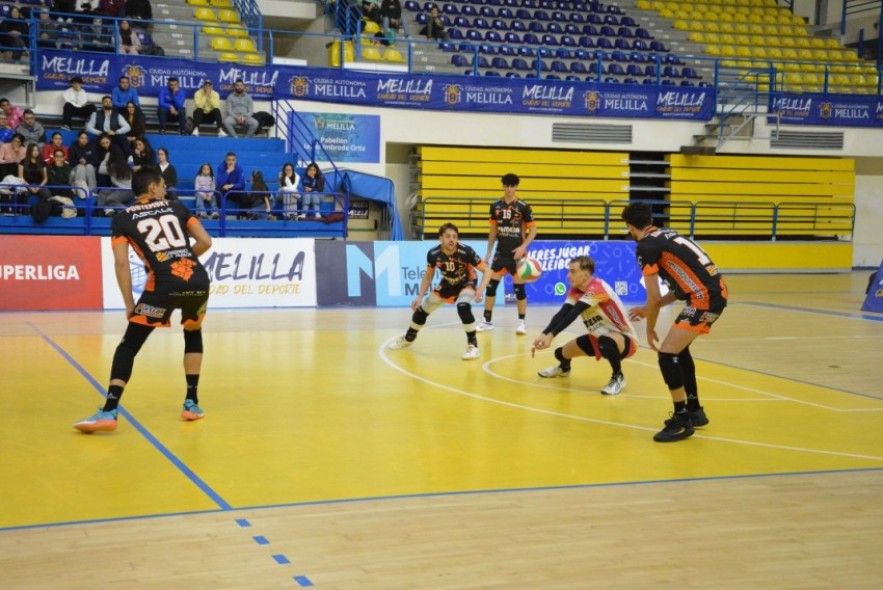 Pamesa Teruel frena su buena  racha frente a un CV Melilla superior (3-0)