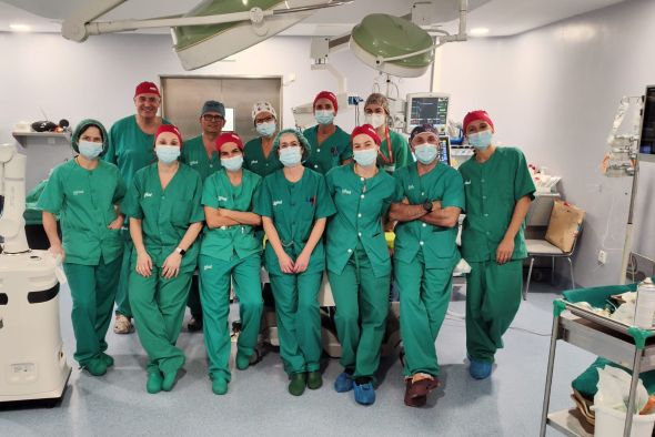 Las tres primeras intervenciones con Versius,  un reto para los equipos de cirugía del Polanco