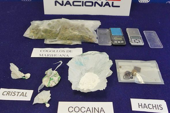 Detenidas dos personas por la venta de drogas al menudeo en el Ensanche