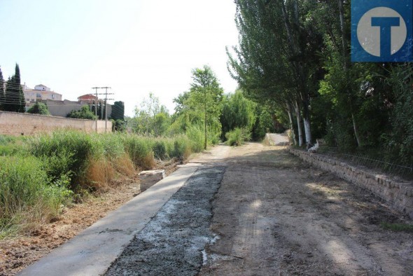 Avanza a buen ritmo la adecuación de las riberas del río Guadalope en Alcañiz