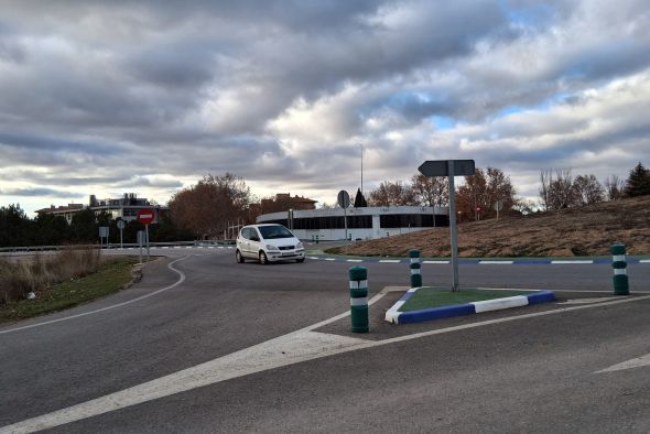 Transportes iluminará  la entrada sur de Teruel  por la carretera N-234