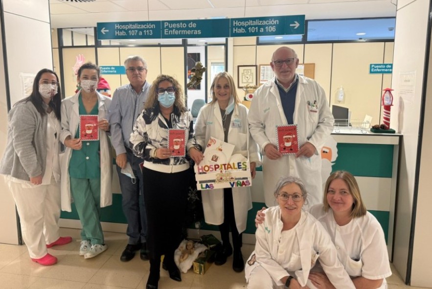 Felicitaciones navideñas para los pacientes hospitalizados en Teruel