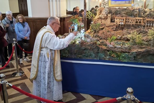 Mas de las Matas reproduce algunos de sus monumentos más emblemáticos en su belén