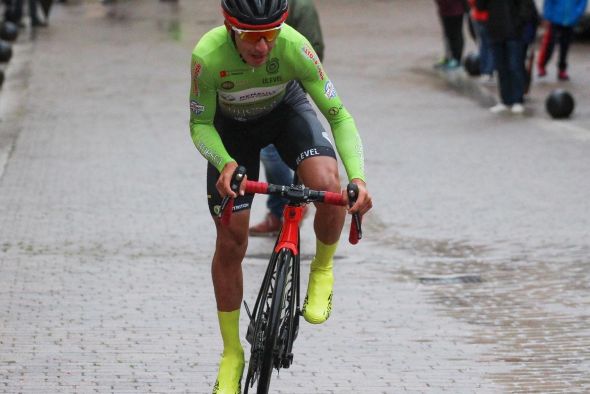 Javier Zaera, con el CC Oscense en la Copa del Mundo de Bélgica