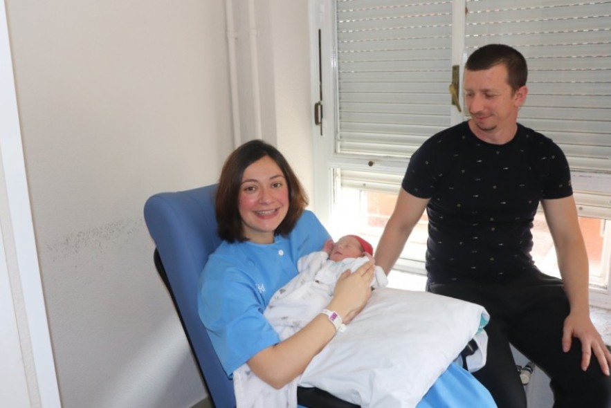 El primer turolense de 2026 nació en el Hospital Obispo Polanco a la una y 18’