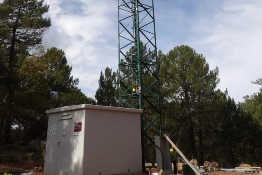 El Gobierno de Aragón refuerza la Red de Emergencias con dos nuevos centros de telecomunicaciones en Dornaque y Navarrete del Río