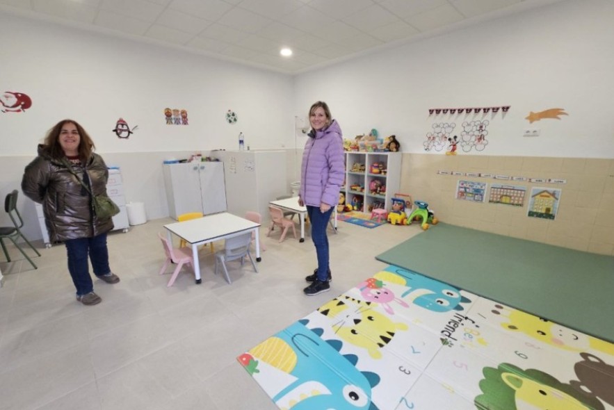 La nueva escuela infantil de Castellote cuenta con nueve alumnos en su primer curso