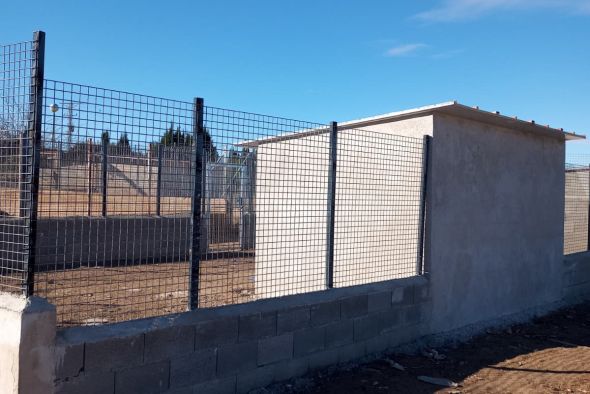 Apap Bajo Aragón ultima la ampliación de su recinto con zonas para perros y gatos