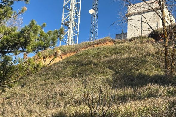 Jarque de la Val arreglará el talud del depósito de agua afectado por la dana del 2024
