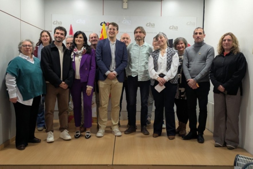 Javier Carbó, Pilar Martín, Jorge Rodríguez, Pepa Nogués y Eduardo Alcutén encabezarán la candidatura de CHA por las comarcas turolenses para el 8-F