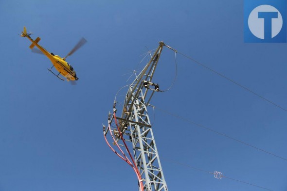 Endesa revisa las torres de alta capacidad en Alcañiz, Valderrobres e Híjar