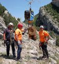 Finaliza la retirada de un camión que en 1966 se precipitó al río Aguas Vivas