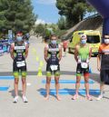 Daniel Tolosa y Paula Jiménez, campeones de Aragón de acuatlón