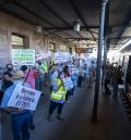 Los turolenses se manifiestan para poder continuar haciendo uso del ferrocarril