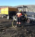 Un incendio calcina 2 hectáreas de cereal y un tractor en Fonfría