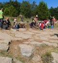 Aflora la inmensa riqueza  del yacimiento de icnitas de dinosaurio de El Pozo en El Castellar