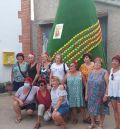 Torre los Negros decora la plaza con  la bandera de Aragón