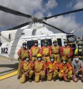 Casi tres décadas de lucha contra los incendios: la cuadrilla helitransportada número 23 de Teruel se creó en 1994 con cinco efectivos y ahora tiene 22