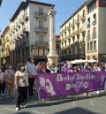 Concentración en Teruel en apoyo a la población afgana convocada por la Coordinadora de Organizaciones Feministas