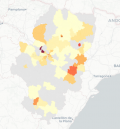 La provincia de Teruel notifica 18 casos de covid, 24 menos que hace una semana