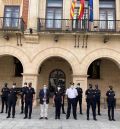 El subdelegado del Gobierno en Teruel recibe a los diez policías nacionales que hacen prácticas