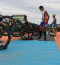 Alberto Sábado, oro en Veteranos 1 en el Duatlón Cros de Alcañiz,  en Motorland