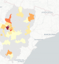 La provincia de Teruel notifica ocho casos de covid, cinco de ellos en la capital