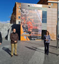 La nueva imagen de la Glorieta rinde homenaje al 30 Aniversario del CV Teruel