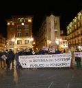 Concentración en la plaza del Torico para reivindicar pensiones justas