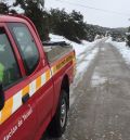 Nuevas nevadas y la presencia de placas de hielo complican la circulación esta mañana en varias zonas de la provincia