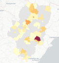 La provincia de Teruel notifica 50 casos y Alcañiz es la zona de salud de Aragón con más positivos al comunicar 19