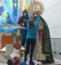 La Hermandad de Jesús Atado a la Columna y la Esperanza de Teruel traslada sus imágenes a la Fuenfresca para las ceremonias de devoción a la Virgen