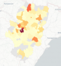 La provincia de Teruel notifica 92 casos, 28 más que hace una semana