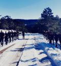 La Unidad Militar de Emergencias realiza prácticas de rescate en nieve en Linares de Mora