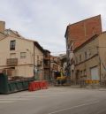 Corte de la calle Barrio del Carmen por las obras en los Molinos