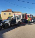 Cinco heridos, tres de ellos de carácter grave, en un accidente de circulación en el término de Villarquemado