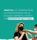 Abiertas las citas de la dosis de refuerzo contra el covid-19 para los nacidos en 1971 y 1972