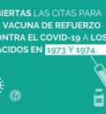 Aragón abre las citas de la tercera dosis para nacidos en 1973 y 1974