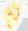 La provincia de Teruel notifica 528 nuevos contagios de covid, 15 menos que hace una semana y 212 más que el día anterior