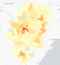 La provincia de Teruel notifica 326 de covid, 129 menos que hace una semana y 74 menos que el día anterior