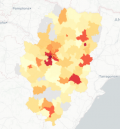 Teruel notifica 190 contagios, 30 menos que la semana pasada