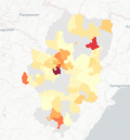 La provincia de Teruel notifica 58 casos de covid, 7 menos que hace una semana y 10 menos que el día anterior