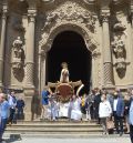 Palomas al vuelo para celebrar la resurrección de Jesucristo y echar el cierre a la Semana Santa en Alcañiz