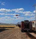 Sofocado un incendio que amenazaba a una explotación de porcino entre El Poyo del Cid y Fuentesclaras