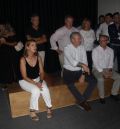 El presidente del PP de Aragón, Jorge Azcón, reclama en La Puebla de Valverde la aplicación de la bonificación del 20% a las empresas