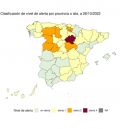 La provincia de Teruel deja de estar en alerta por covid, según el último informe del Ministerio de Sanidad