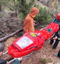 La Guardia Civil de Mora de Rubielos socorre a un montañero tras precipitarse desde 10 metros en Olba