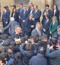 Alcañiz entero se vuelca con Felipe VI, que visita la ciudad para inaugurar la exposición que conmemora el 50 aniversario de la Uned