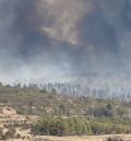 Los bomberos forestales en huelga acuden al operativo por el incendio de San Agustín y aplazan los actos de protesta