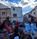 Samper de Calanda celebra sus procesiones de La Burrica y El Encuentro y el Viacrucis